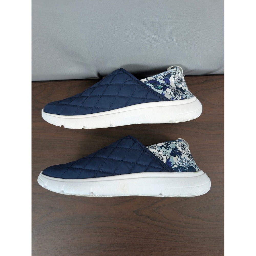 Vera Bradley Slip On Sneakers Womens Size 8 Navy Blue Excellent - Picture 4 of 8